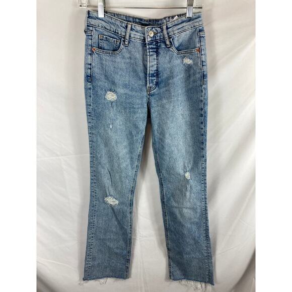 Old Navy Extra High Rise Kicker Boot Cut Jeans Size 0 - Picture 1 of 6